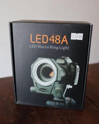 LED Macro Ring Light LED48A per Fotocamera