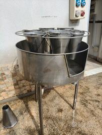 Colasangue scannato polli inox girevole