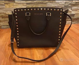 Borsa a tracolla Michael Kors Selma marrone