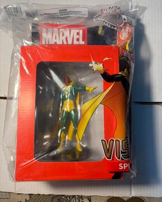 The Vision Supereroe Marvel+ rivista Dipinto Mano