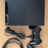 PS3 SLIM + 2 CHITARRE + KIT MOVE + 17 GIOCHI