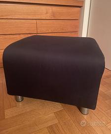 Pouf/poggiapiedi/puffo nero