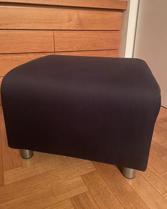 Pouf/poggiapiedi/puffo nero