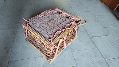 cestino da Pic nic in vimini