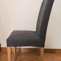 4 Sedie imbottite e 1 sgabello