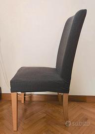 4 Sedie imbottite e 1 sgabello