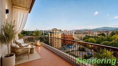 APPARTAMENTO CON TERRAZZO PANORAMICO IN CENTRO A O