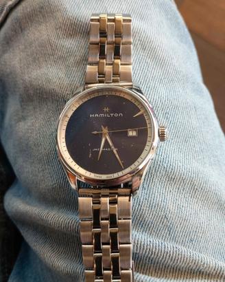 Orologio Hamilton Jazzmaster Quarzo Blu Acciaio