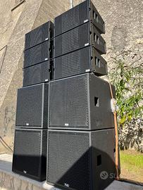 IMPIANTO MAD AUDIO HD22 TP + SUB HD28 RS + ACC