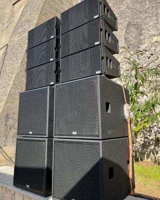 IMPIANTO MAD AUDIO HD22 TP + SUB HD28 RS + ACC