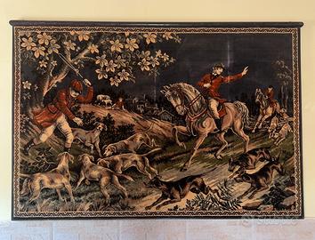Arazzo d'Epoca con Scena di Caccia