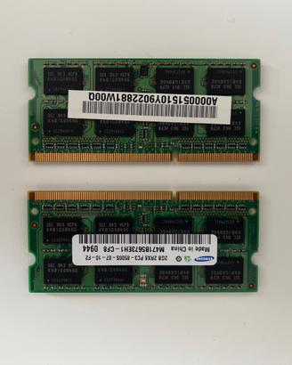 RAM Samsung Memory 2x2GB DDR3