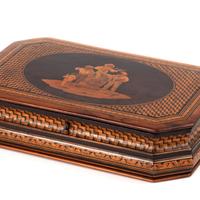 Portagioie, cofanetto intarsio sorrentino