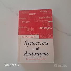 Diizionario sinonimi e contrari in inglese 