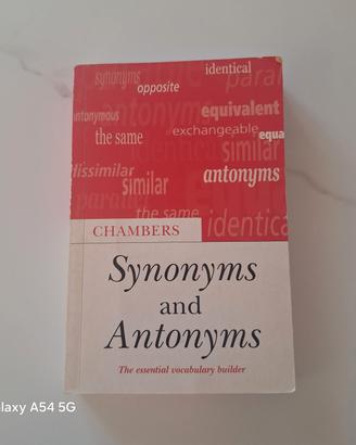 Diizionario sinonimi e contrari in inglese 