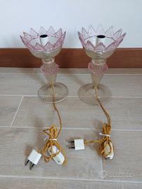 abat jour camera da letto  vetro murano