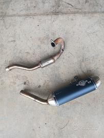 Scarico Scalvini Racing 4t 125 cc