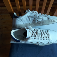Sneakers Premiata bianche e blu