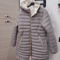 kwey Giubbotto donna panna e grigio