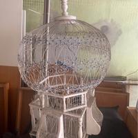 Gabbia uccelli decorativa Vintage Shabby Chic