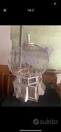 Gabbia uccelli decorativa Vintage Shabby Chic