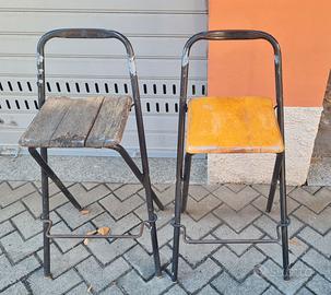 sgabelli alti pieghevoli