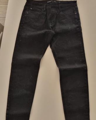 jeans nero donna stradivarius