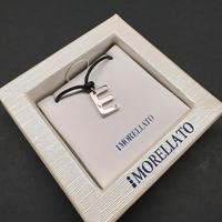 Ciondolo MORELLATO lettera E con brillantino NUOVO