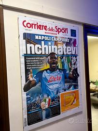 Quadro grande Napoli terzo scudetto