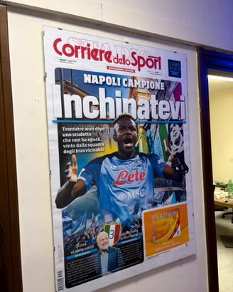 Quadro grande Napoli terzo scudetto