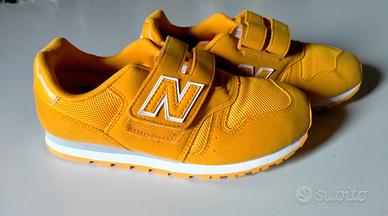 New balance shop gialle bambino