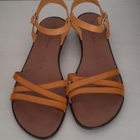 Sandali giallo ocra donna n. 38