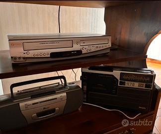 Video registratore e CD-DVD player