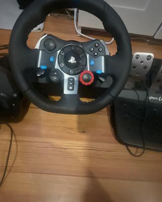 Volante logitech completo