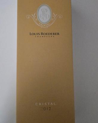 Champagne Louis Roederer Cristal 2012 con cofanett