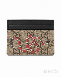 Gucci Kingsnake GG Supreme Portacarte