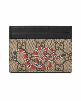 Gucci Kingsnake GG Supreme Portacarte