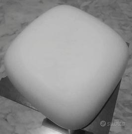 Lampada plafoniera in vetro bianco