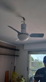 ventilatore da soffitto con luce