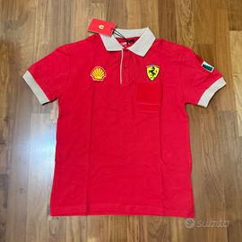 Polo Ferrari Official Product rossa Shell taglia S