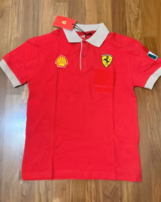Polo Ferrari Official Product rossa Shell taglia S