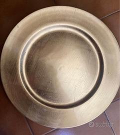 Set sottopiatti dorati