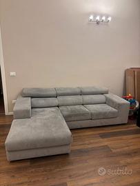 Divano 3 posti con penisola