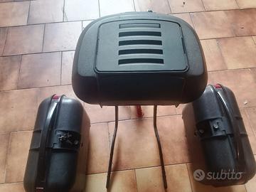 Kawasaki gpz 1100 set da viaggio completo 