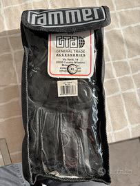 Guanti in pelle da motociclista nuovi XL