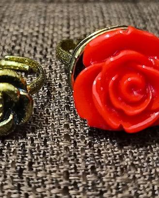 Anelli Beauty and the Beast Rosa Incantata 🥀