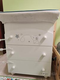  culla e fasciatoio foppapedretti