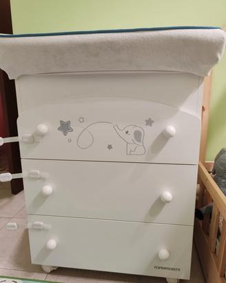  culla e fasciatoio foppapedretti