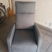 Poltrona relax Homcom,reclinabile,manualembottita