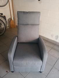 Poltrona relax Homcom,reclinabile,manualembottita
